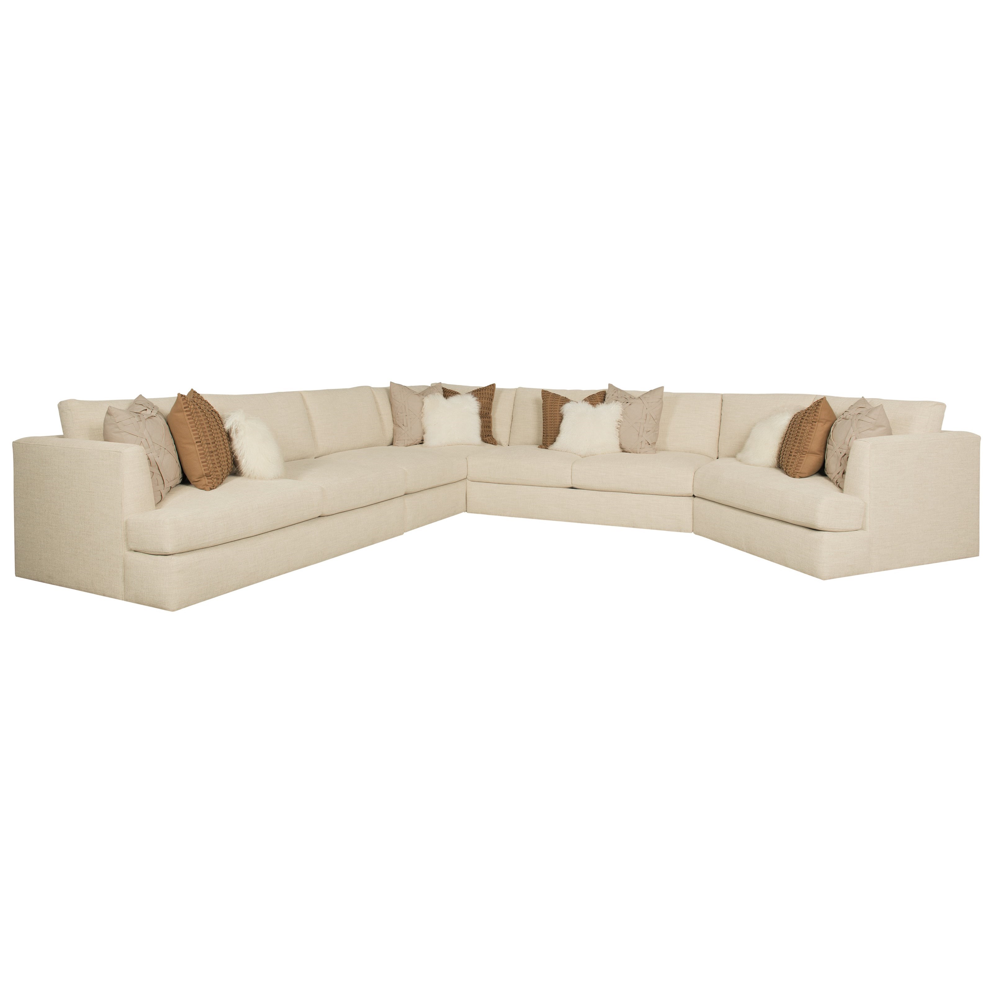 Bernhardt Sydney Seven Seat Sectional Sofa Dunk & Bright Furniture